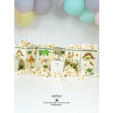 Partince Dinozor Tema 8'li Popcorn Patlamış Mısır Kutusu