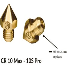 CSA Tech Csa CR10S PRO-CR10 Max Nozzle M6X0.75MM