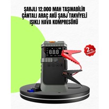 MidasTech 4’ü 1 Arada Powerbank Özellikli Araç Akü Şarj Takviye Cihazı Midiastech