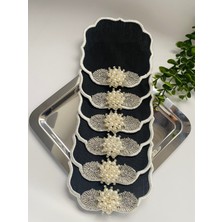 Elçiçek Homedecor Sunum Peçete,kokteyl Peçete,kahve Yanı Sunum Peçete 6 Adet