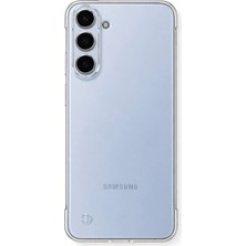 Vissona Samsung Galaxy S24 Fe Uyumlu Kamera Korumalı Yanları Açık Sararmaz Sert Mika Şeffaf Kılıf