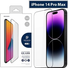 MidasTech Dux Ducis iPhone 14 Pro Max 6.7 Full Kaplama Cam Ekran KORUYUCU-(5775) Midiastech