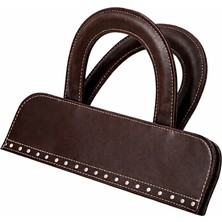 Mıknatıslı Üst Takım Acı Kahve Çanta Aksesuarı Suni Deri 30X7CM Dior Sap