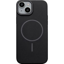 Vissona iPhone 15 Uyumlu Kamera Çıkıntılı Magsafe Wireless Şarj Özellikli Sert Sararmaz Silikon Kılıf