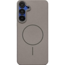 Vissona Samsung Galaxy S25 Plus Uyumlu Kamera Çıkıntılı Magsafe Wireless Şarj Özellikli Sert Sararmaz Silikon Kılıf