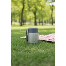 Bernardo Duo Yemek Termosu 500 ml Metalik Gri