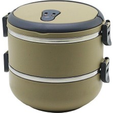 Kahverengi 2li Sefer Tası Saklama Kabı 1.2lt Midastech