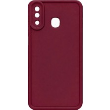 Vissona Samsung Galaxy A20 ve A30 ve M10S M20S Uyumlu Kamera Çıkıntılı Mat Silikon Telefon Kılıfı