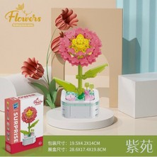 Zuanma Çiçek Blok 136 Parça Shion Çiçeği