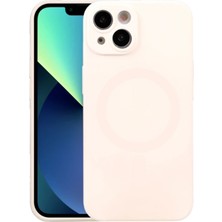 MidasTech Ally iPhone 14 6.1inç Liquid Silica Magsafe Uyumlu Silikon KILIF-(5775) Midiastech