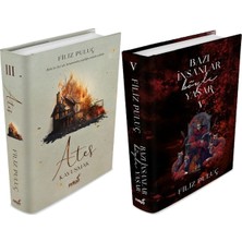 İndigo Kitap Ateş 3 Kavuşmak Ciltli ve Bazı Insanlar Böyle Yaşar 5 Ciltli (Filiz Puluç) 2'li Set