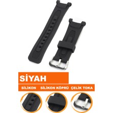  casio prg40-prg240 saat uyumlu silikon saat kordonu kayışı cs