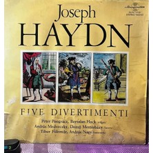 Plakantik Joseph Haydn - Five Divertimenti - Hungaroton Vinyl Lp (Slpx 11719)