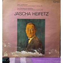 Plakantik Jascha Heifetz - Tchaikovsky & Mendelssohn: Violin Concertos - Eterna Vinyl Lp
