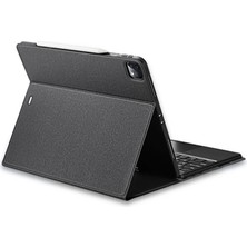 MidasTech Dux Ducis iPad Pro 12.9 (2020/2021/2022) Tk Series Kablosuz Bluetooth Klavye Touchpad KILIF-(5775)