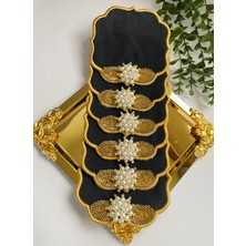 Elçiçek Homedecor Sunum Peçete,kokteyl Peçete,kahve Yanı Sunum Peçete 6 Adet