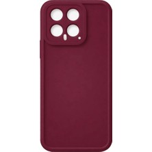 Vissona Mi 14 Uyumlu Kamera Çıkıntılı Mat Silikon Telefon Kılıfı