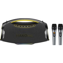 Hakopro 250W Ekstra Bass 12000MAH Mikrofonlu Hoparlör Ipx5 H701