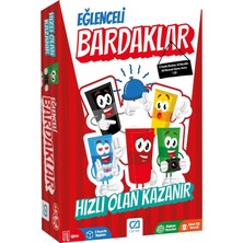 Ca Games Eğlenceli Bardaklar 3+ Yaş Üzeri Için 2-4 Kişilik Eğitici ve Eğlenceli Aile Kutu Oyunu