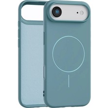 Vissona iPhone Air Uyumlu Içi Kadife Magsafe Wireless Şarz Özellikli Mint Yeşil Renkli Telefon Kılıfı