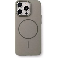 Vissona iPhone 14 Pro Uyumlu Kamera Çıkıntılı Magsafe Wireless Şarj Özellikli Sert Sararmaz Silikon Kılıf