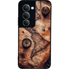 BG AKSESUAR Redmi 15 5g Uyumlu Harita Tasarımlı Glossy Premium Kılıf