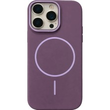 Vissona iPhone 16 Pro Max Uyumlu Kamera Çıkıntılı Magsafe Wireless Şarj Özellikli Sert Sararmaz Silikon Kılıf
