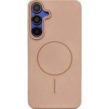 Vissona Samsung Galaxy S25 Plus Uyumlu Kamera Çıkıntılı Magsafe Wireless Şarj Özellikli Sert Sararmaz Silikon Kılıf
