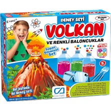 Ca Games Volkan ve Renkli Baloncuklar 8+ Yaş Çocuklar Için Eğlenceli Eğitici Bilimsel Deney Seti