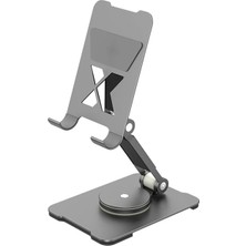 MidasTech Ally 360 Derece Dönebilen ve Katlanabilen Tablet ve Telefon STANDI-(5775) Midiastech