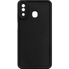 Vissona Samsung Galaxy A20 ve A30 ve M10S M20S Uyumlu Kamera Çıkıntılı Mat Silikon Telefon Kılıfı