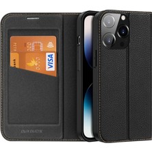 MidasTech Dux Ducis iPhone 14 Pro 6.1 Kılıf Skin X2 Series Pu Deri Manyetik Kapaklı Kılıf Magnetic Folio