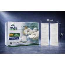 Tules Steril Gaz Kompres 30X80 CM-NONWOMEN-150 Adet - Yara Bakım Pedi