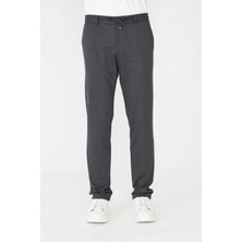 White Stone Antrasit Bağcıklı Rahat Kesim Jogger Pantolon