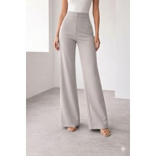 Yüksek Bel Geniş Paça Palazzo Pantolon