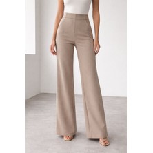 Yüksek Bel Geniş Paça Palazzo Pantolon