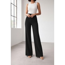 Yüksek Bel Geniş Paça Palazzo Pantolon
