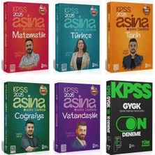 2026-KPSS 6’lı Video Çözümlü Soru Bankaları Seti+ 10 Lu Video Çözümlü Deneme  | Türkçe, Matematik, Tarih, Coğrafya, Vatandaşlık