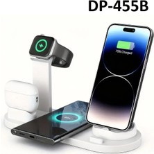 MidasTech Dempower Çok Işlevli Şarj Istasyonu - Kablosuz Hızlı Şarj Standı ve Organizer