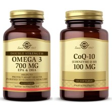 Solgar Omega 3 700 Mg 60 Softgel+ Coenzyme Q-10 100 Mg 60 Kapsül