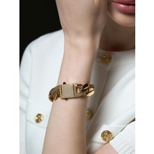 Ekinci Kuyumculuk 14 Ayar Gurmet Altın Bileklik – Taş Detaylı | Kalın, Lüks Model 16CM