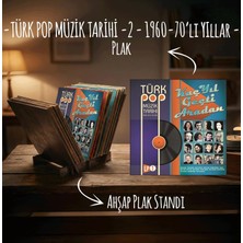 Halk Kitabevi Türk Pop Müzik Tarihi-2 Plak ve Ahşap Plak Standı