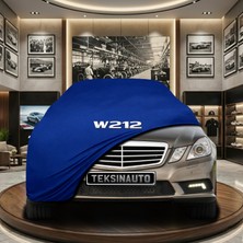 ULTRASHOP Mercedes E Serisi W212 (2009-2016) Mavi Kumaş Oto Branda Araca Özel Penye Araba Brandası Araç Örtüsü