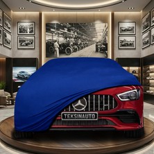ULTRASHOP Mercedes Amg Gt 4 Door (2018-2021) Mavi Kumaş Oto Branda Araca Özel Penye Araba Brandası Araç Örtüsü
