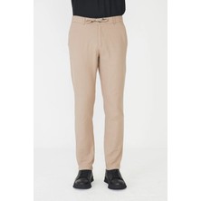 White Stone Bej Erkek Rahat Kalıp Spor Jogger Pantolon