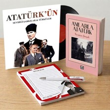 Halk Kitabevi Atatürk'ün Sevdiği Şarkılar & Türküler Plak - Anılarla Atatürk - Bloknot ve Kalem