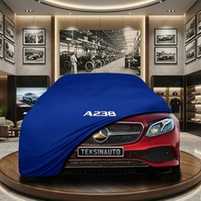 ULTRASHOP Mercedes E Serisi A238 Cabrıo (2016-2023) Mavi Kumaş Oto Branda Araca Özel Penye Araba Brandası Araç Örtüsü