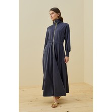 Merwishop Merwish Penye Kolej Elbise 1796 Indigo