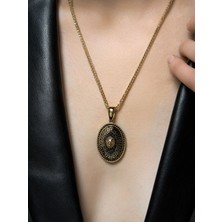 Ekinci Kuyumculuk Aslan Altın Kolye – Gücün Altın Simgesi 40CM