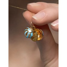 Ekinci Kuyumculuk 14 Ayar Altın Ayet-El Kürsi Kolye 40CM